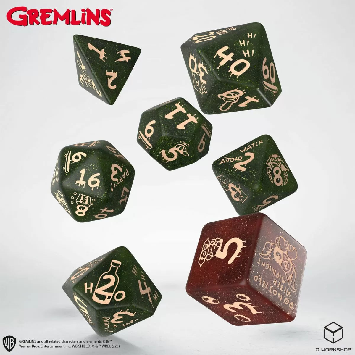 Q Workshop - Gremlins Dice Set 7