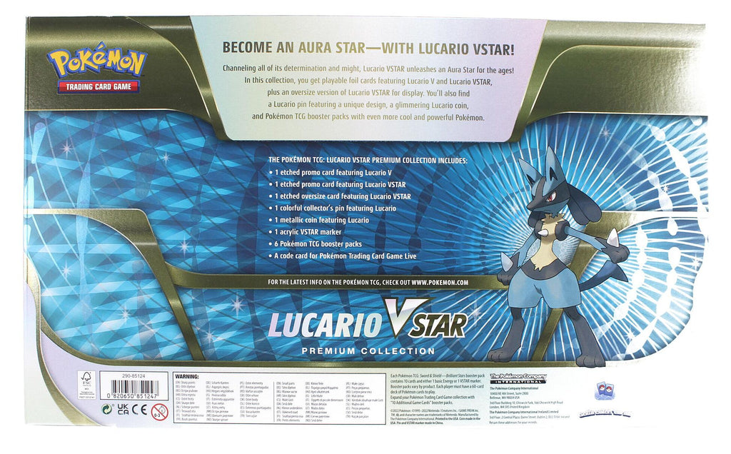 Pokemon Lucario VStar Premium Collection Box – Card Merchant Takapuna