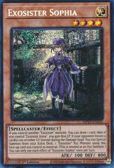 Exosister Sophia [MP23-EN255] Prismatic Secret Rare | Card Merchant Takapuna