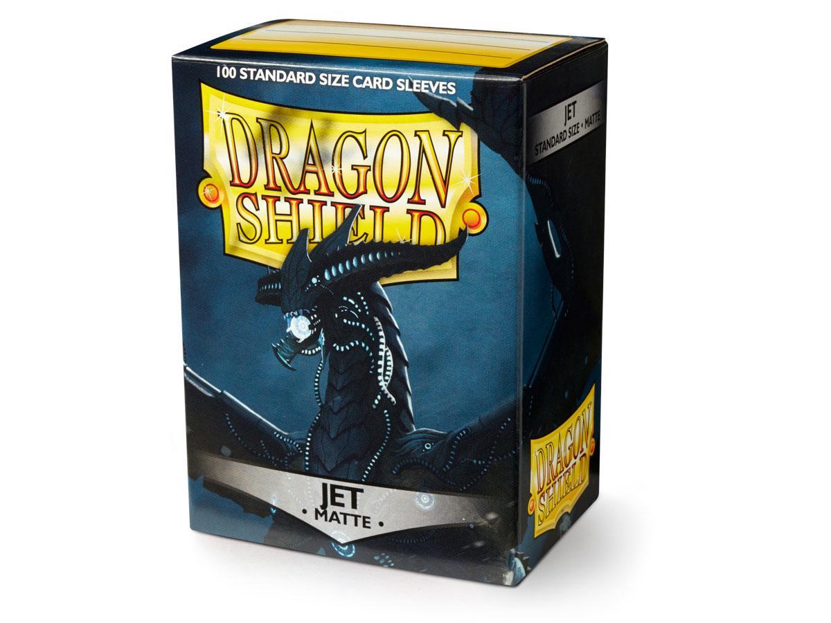 Dragonshield Sleeves 100ct Standard - Jet Matte | Card Merchant Takapuna