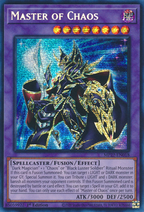 Master of Chaos [MP23-EN018] Prismatic Secret Rare | Card Merchant Takapuna