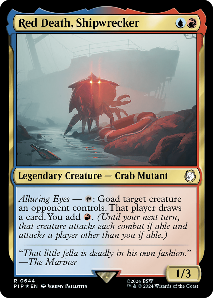 Red Death, Shipwrecker (Surge Foil) [Fallout] | Card Merchant Takapuna