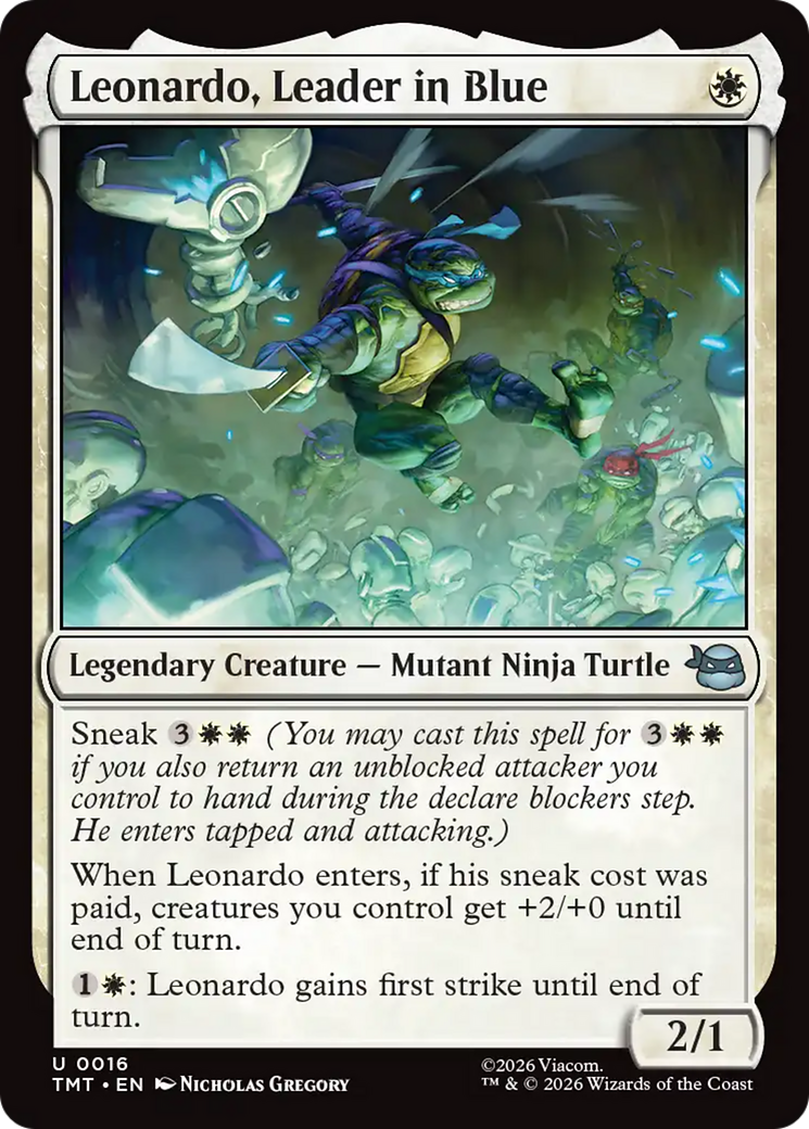 Leonardo, Leader in Blue [Teenage Mutant Ninja Turtles] | Card Merchant Takapuna