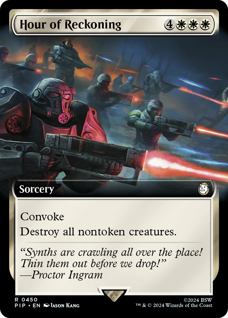 Hour of Reckoning (Extended Art) [Fallout] | Card Merchant Takapuna