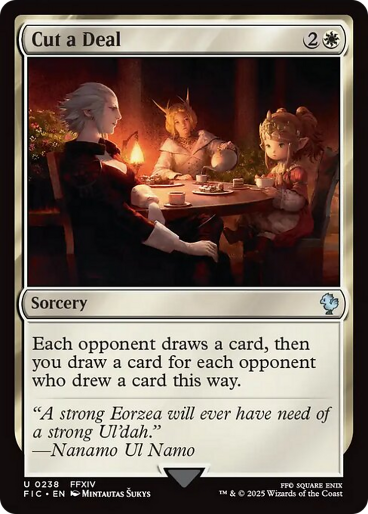 Cut a Deal [FINAL FANTASY Commander] | Card Merchant Takapuna