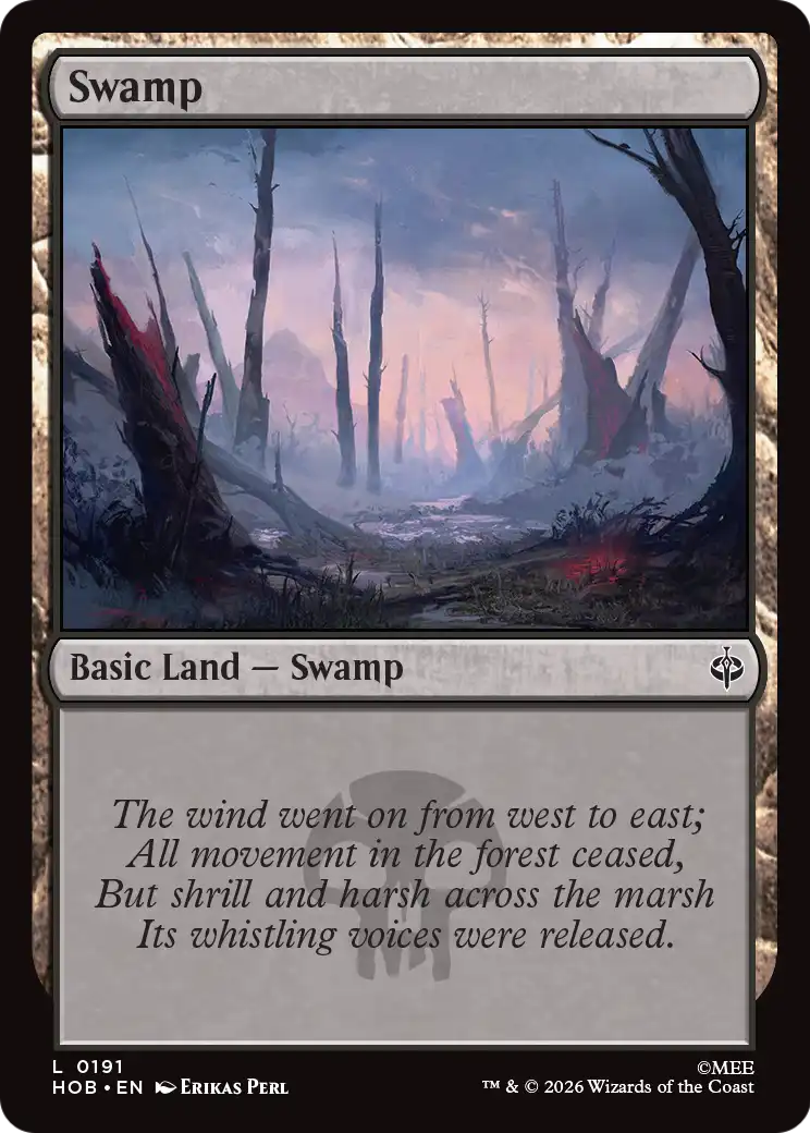 Swamp (0191) [The Hobbit] | Card Merchant Takapuna