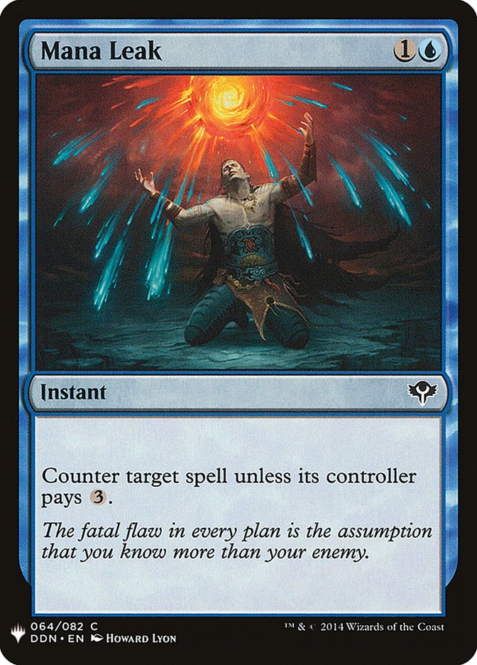 Mana Leak [Mystery Booster] | Card Merchant Takapuna