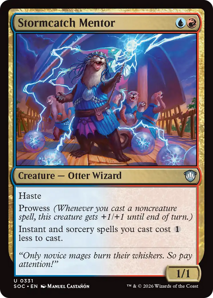 Stormcatch Mentor [Secrets of Strixhaven Commander] | Card Merchant Takapuna