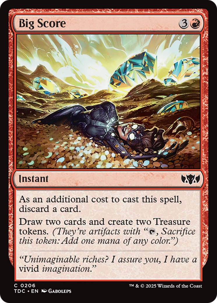 Big Score [Tarkir: Dragonstorm Commander] | Card Merchant Takapuna