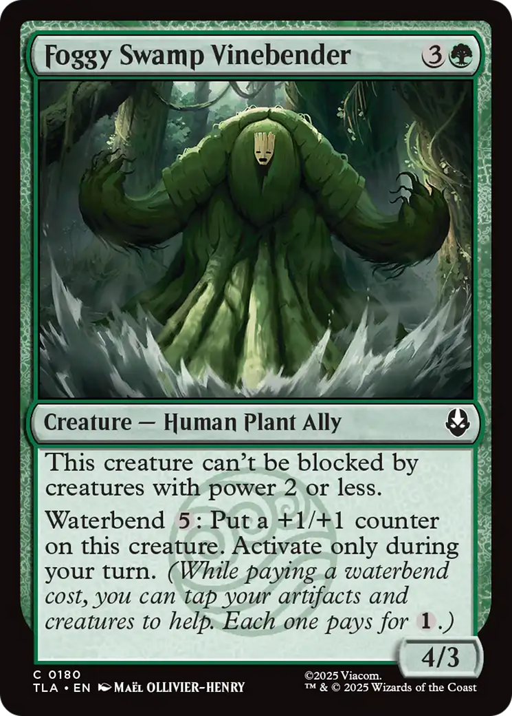 Foggy Swamp Vinebender [Avatar: The Last Airbender] | Card Merchant Takapuna
