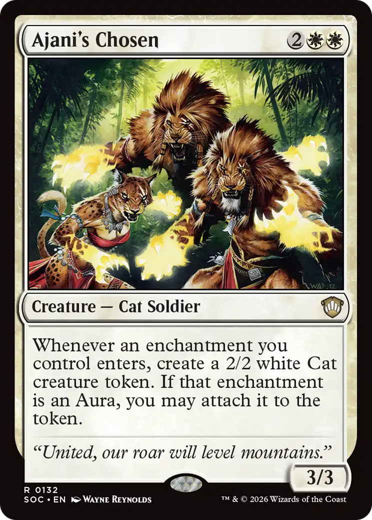 Ajani's Chosen [Secrets of Strixhaven Commander] | Card Merchant Takapuna