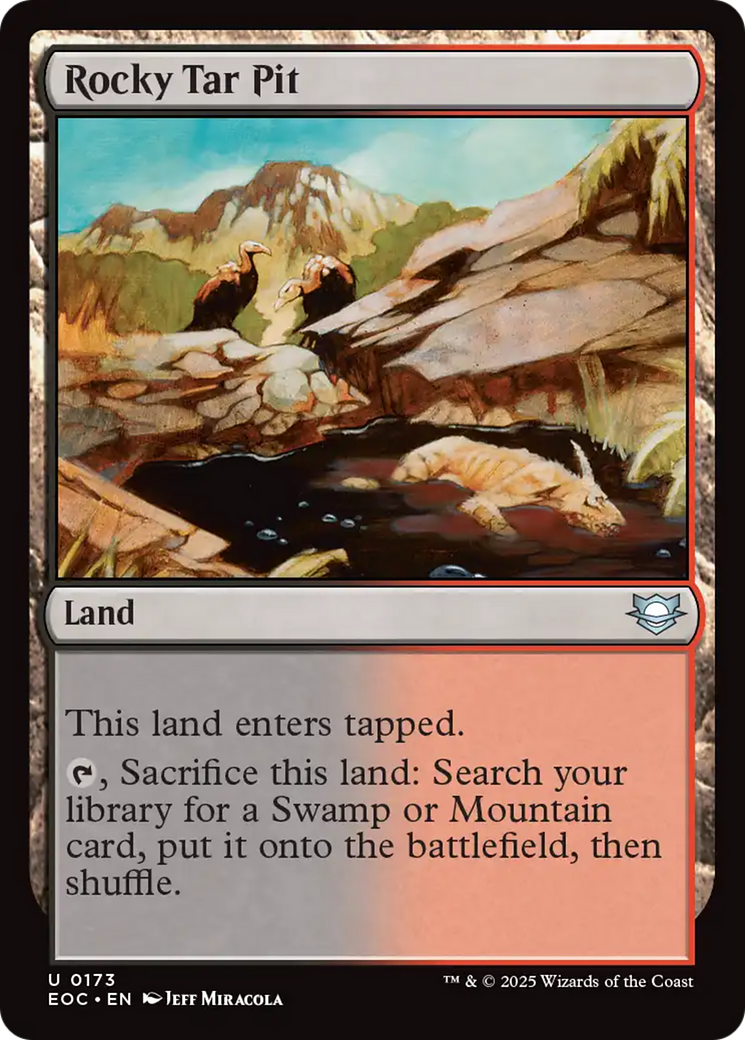 Rocky Tar Pit [Edge of Eternities Commander] | Card Merchant Takapuna