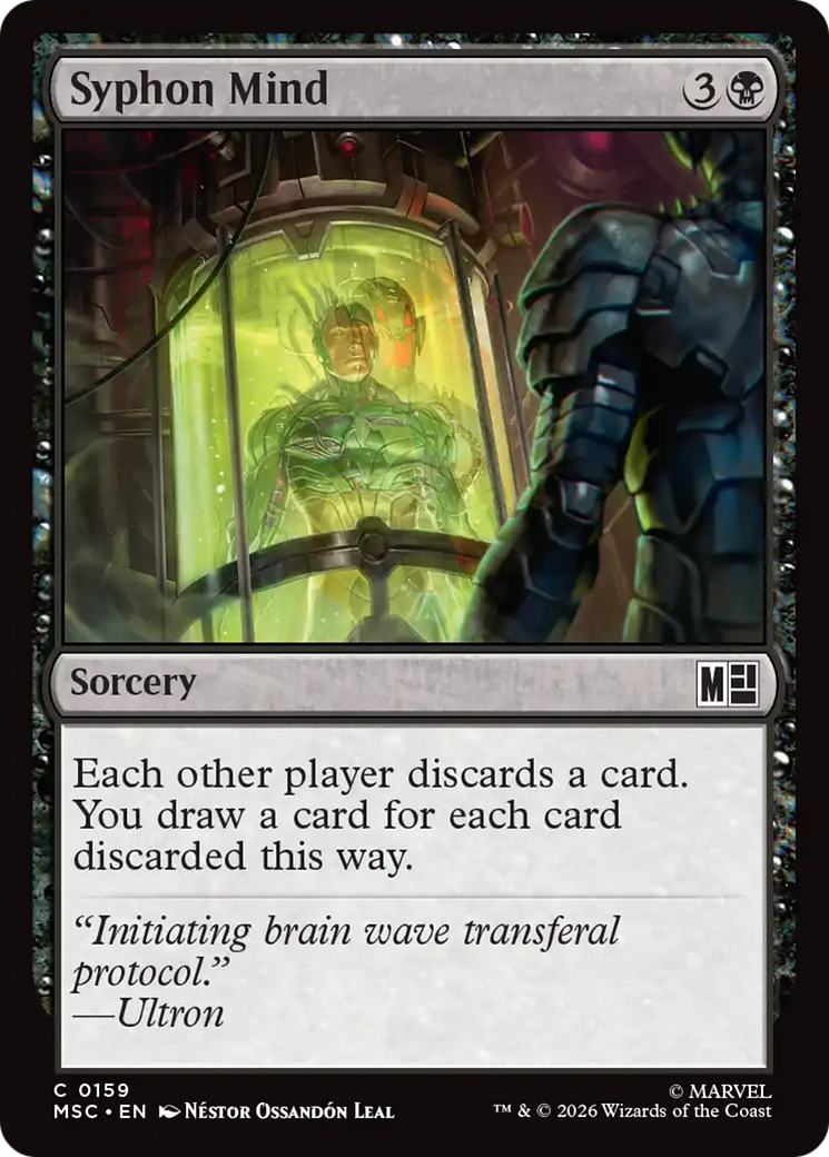 Syphon Mind (Surge Foil) [Marvel Super Heroes Commander] | Card Merchant Takapuna