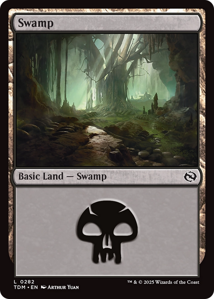 Swamp (0282) [Tarkir: Dragonstorm] | Card Merchant Takapuna