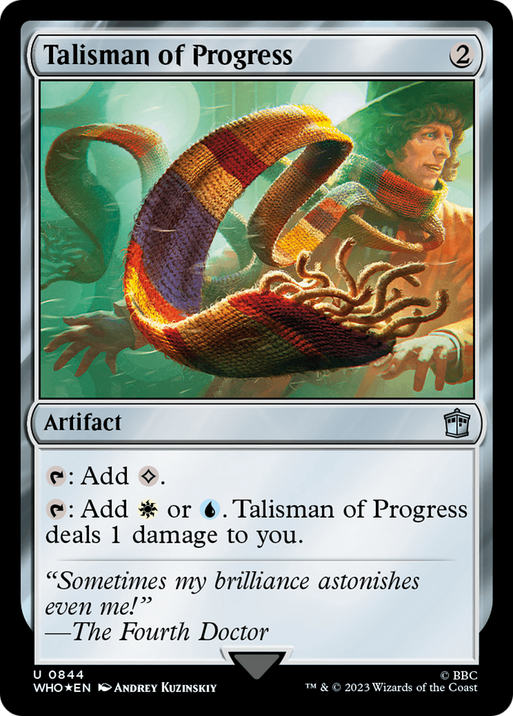 Talisman of Progress (Surge Foil) [Doctor Who] | Card Merchant Takapuna