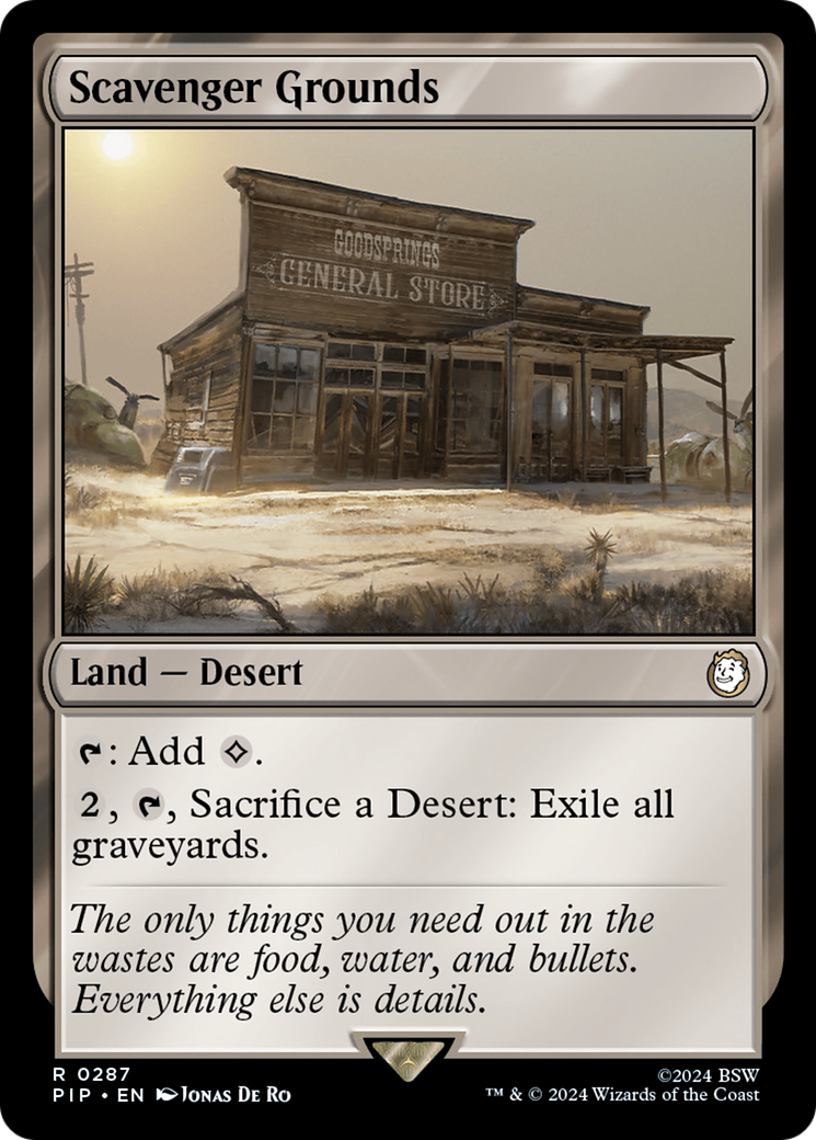 Scavenger Grounds [Fallout] | Card Merchant Takapuna