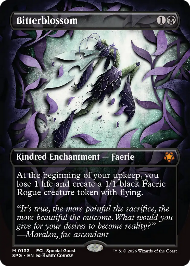 Bitterblossom (Borderless) [Lorwyn Eclipsed Special Guests] | Card Merchant Takapuna