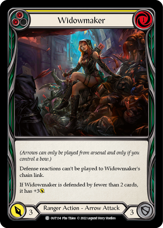 Widowmaker (Yellow) [OUT134] (Outsiders) | Card Merchant Takapuna