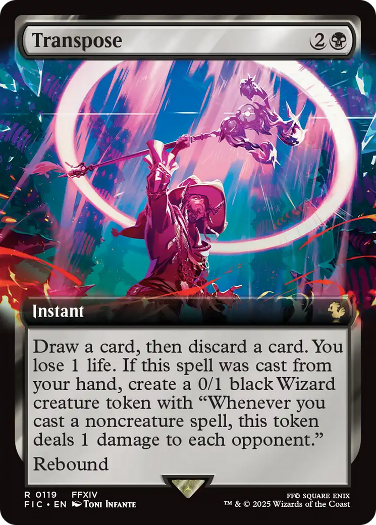 Transpose (Extended Art) [FINAL FANTASY Commander] | Card Merchant Takapuna