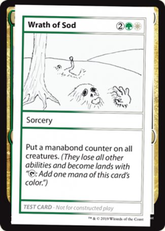 Wrath of Sod (2021 Edition) [Mystery Booster Playtest Cards] | Card Merchant Takapuna