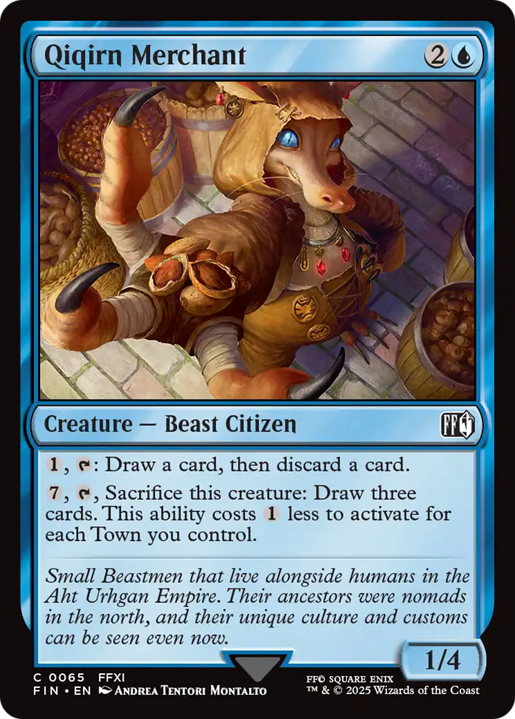 Qiqirn Merchant [FINAL FANTASY] | Card Merchant Takapuna