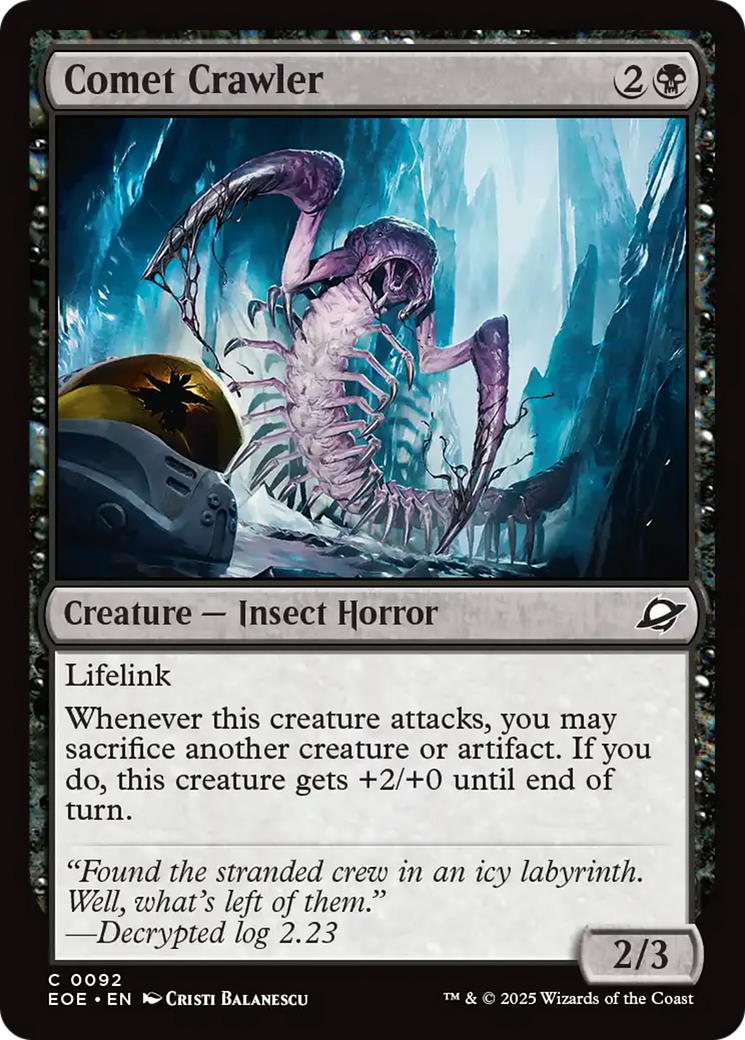 Comet Crawler [Edge of Eternities] | Card Merchant Takapuna