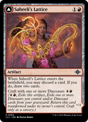 Saheeli's Lattice // Mastercraft Raptor [The Lost Caverns of Ixalan] | Card Merchant Takapuna