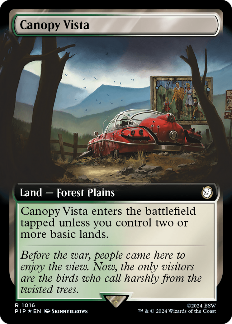 Canopy Vista (Extended Art) (Surge Foil) [Fallout] | Card Merchant Takapuna