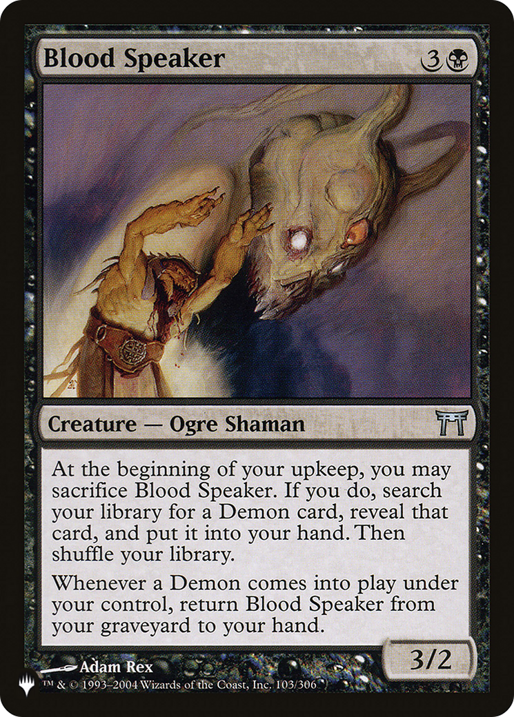 Blood Speaker [The List] | Card Merchant Takapuna