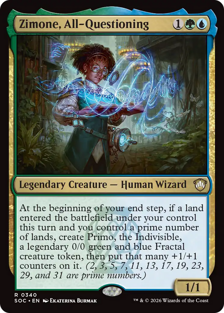 Zimone, All-Questioning [Secrets of Strixhaven Commander] | Card Merchant Takapuna