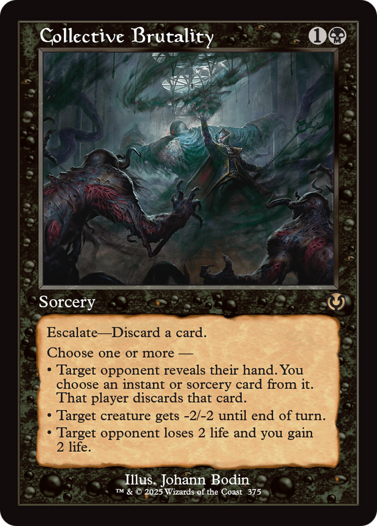 Collective Brutality (Retro Frame) [Innistrad Remastered] | Card Merchant Takapuna