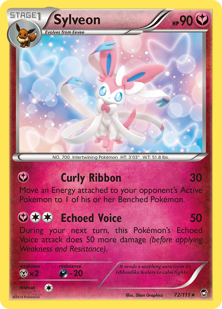 Sylveon (72/111) (Theme Deck Exclusive) [XY: Furious Fists] | Card Merchant Takapuna