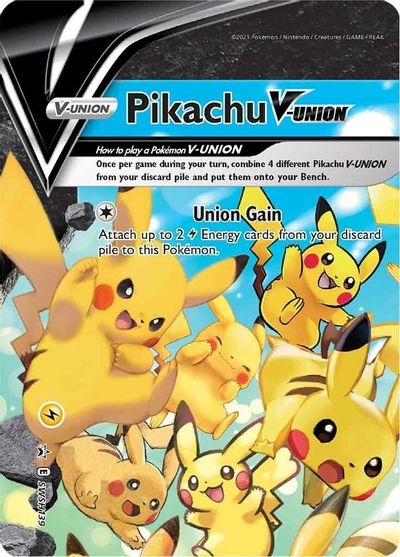 Pikachu V-UNION (SWSH139) (Celebrations) [Sword & Shield: Black Star Promos] | Card Merchant Takapuna