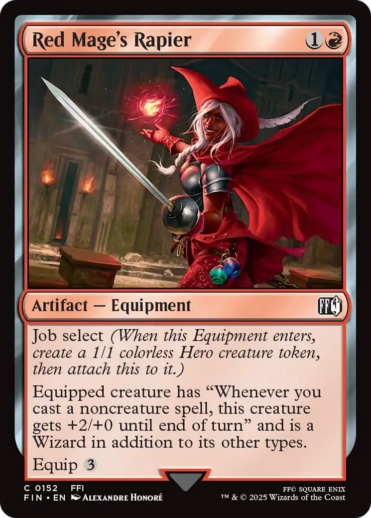 Red Mage's Rapier [FINAL FANTASY] | Card Merchant Takapuna