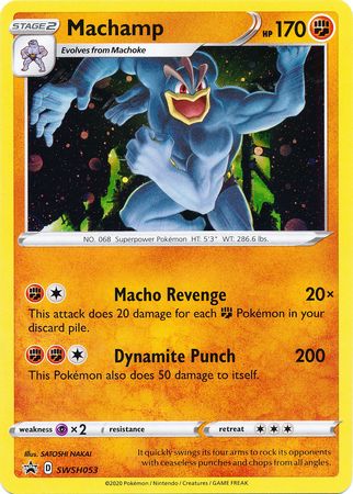 Machamp (SWSH053) [Sword & Shield: Black Star Promos] | Card Merchant Takapuna