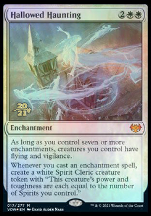 Hallowed Haunting [Innistrad: Crimson Vow Prerelease Promos] | Card Merchant Takapuna