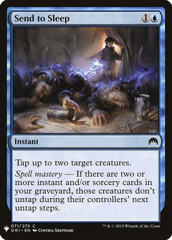 Send to Sleep [Mystery Booster] | Card Merchant Takapuna