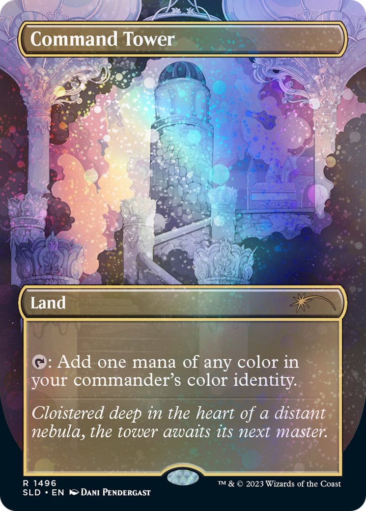 Command Tower (1697) (Rainbow Foil) [Secret Lair: Sheldon's Spellbook] | Card Merchant Takapuna
