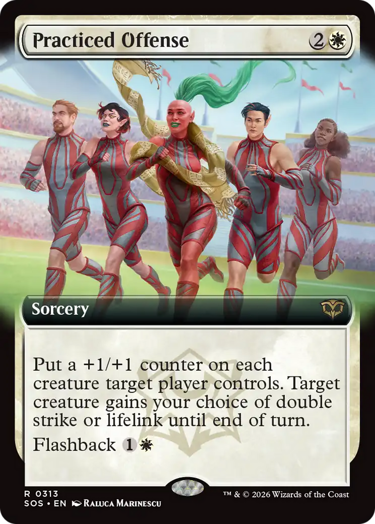 Practiced Offense (Extended Art) [Secrets of Strixhaven] | Card Merchant Takapuna