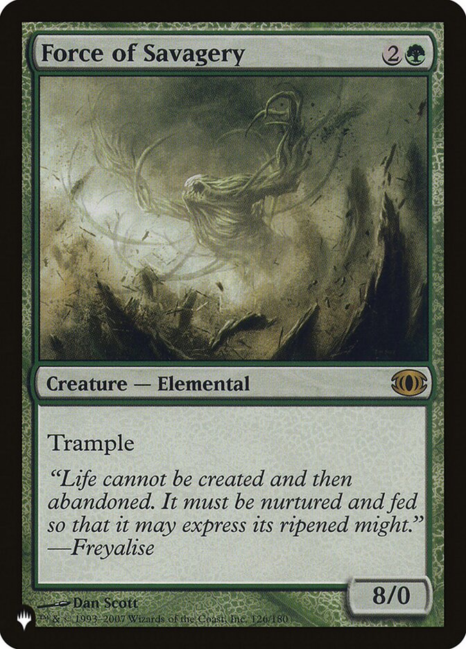 Force of Savagery [The List] | Card Merchant Takapuna