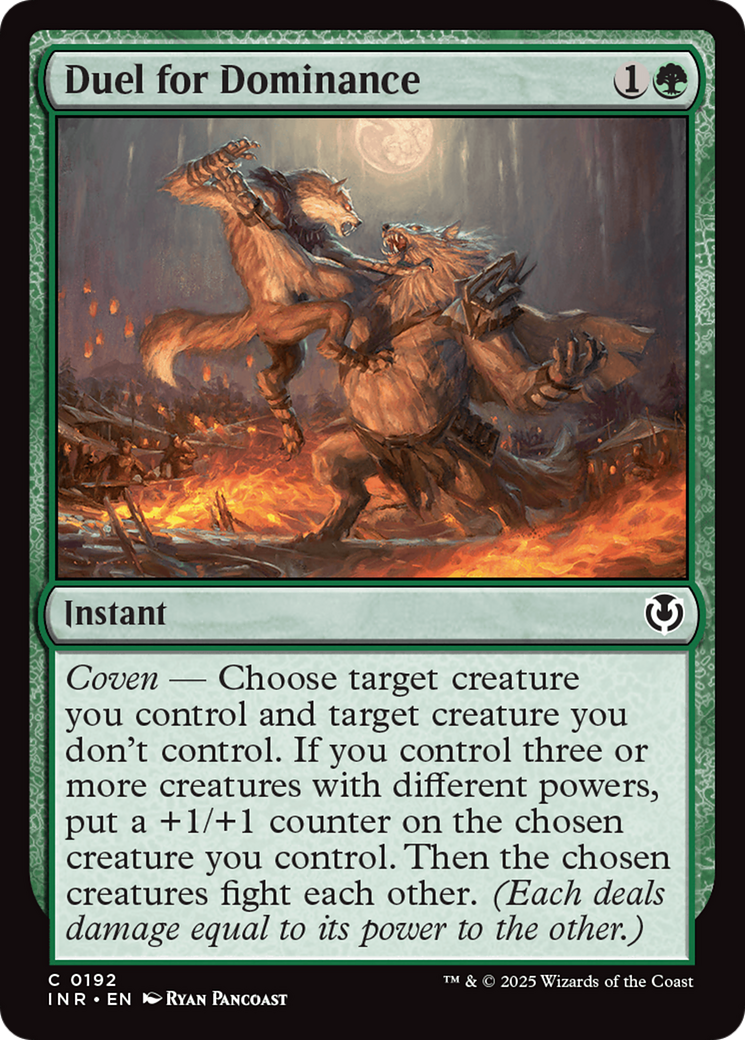 Duel for Dominance [Innistrad Remastered] | Card Merchant Takapuna