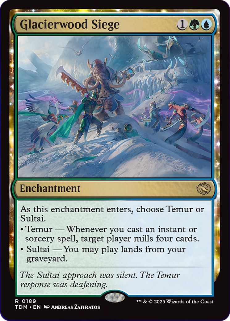 Glacierwood Siege [Tarkir: Dragonstorm] | Card Merchant Takapuna