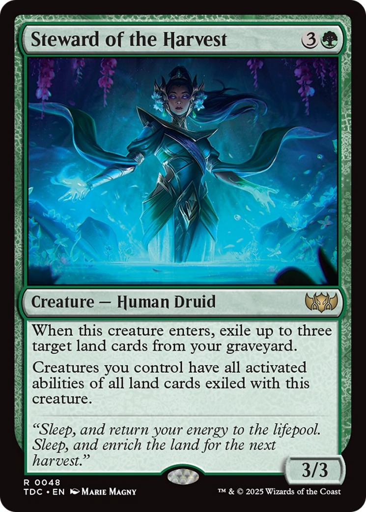 Steward of the Harvest [Tarkir: Dragonstorm Commander] | Card Merchant Takapuna