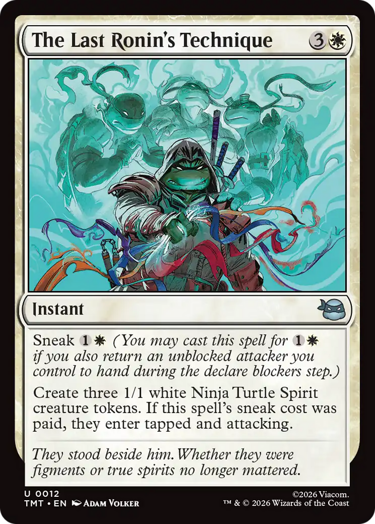 The Last Ronin's Technique [Teenage Mutant Ninja Turtles] | Card Merchant Takapuna
