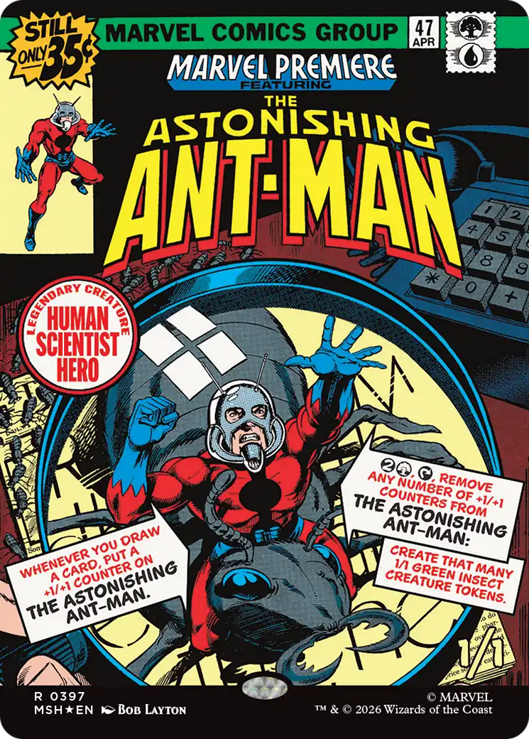 The Astonishing Ant-Man (Borderless) [Marvel Super Heroes] | Card Merchant Takapuna