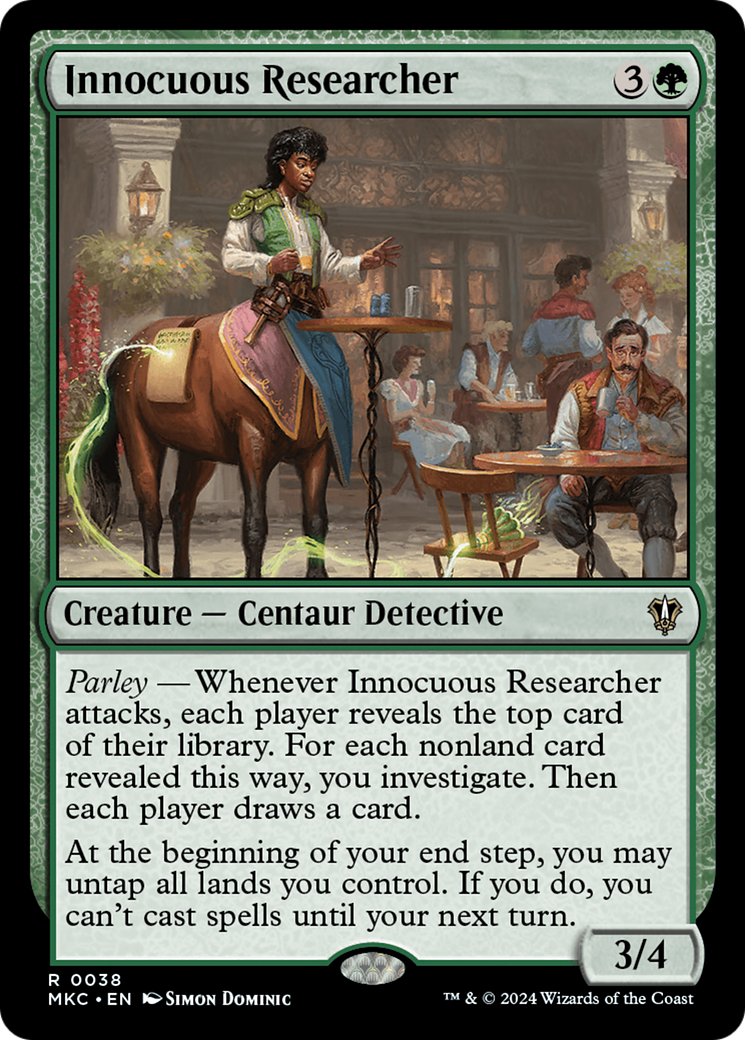 Innocuous Researcher [Murders at Karlov Manor Commander] | Card Merchant Takapuna