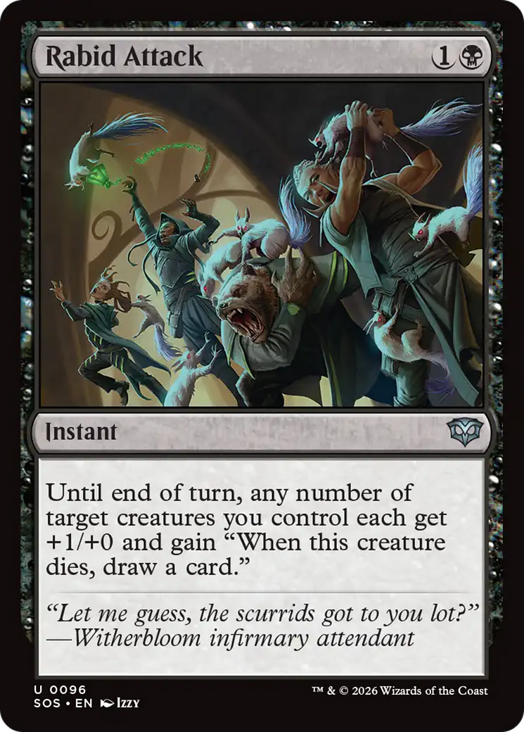 Rabid Attack [Secrets of Strixhaven] | Card Merchant Takapuna