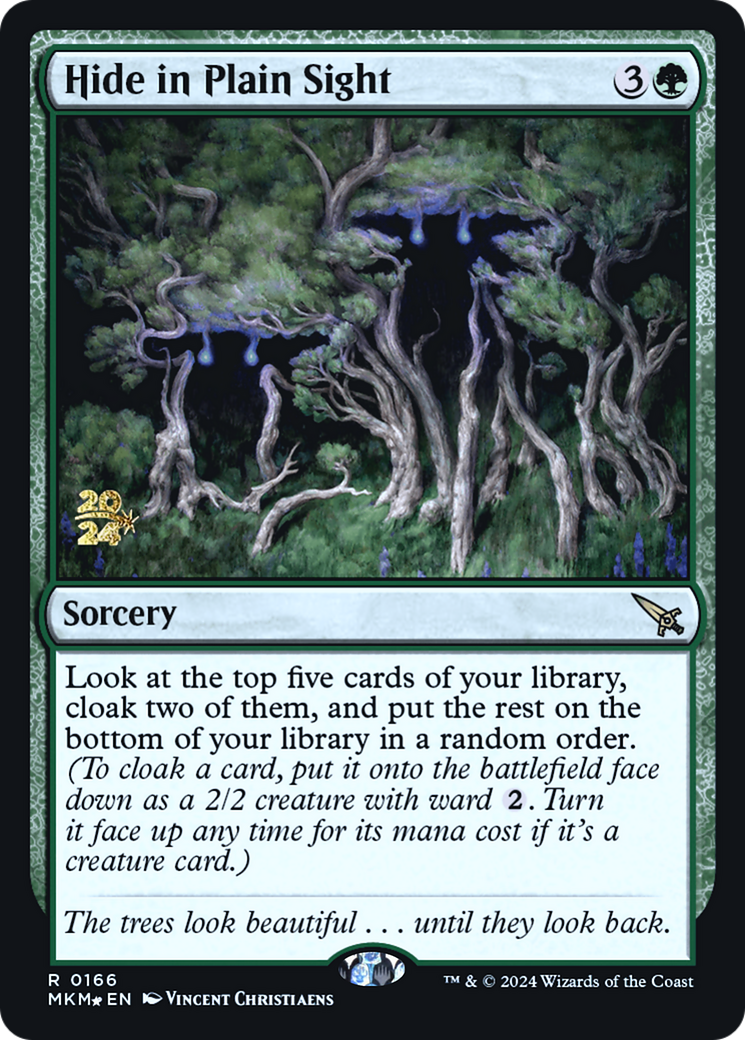 Hide in Plain Sight [Murders at Karlov Manor Prerelease Promos] | Card Merchant Takapuna