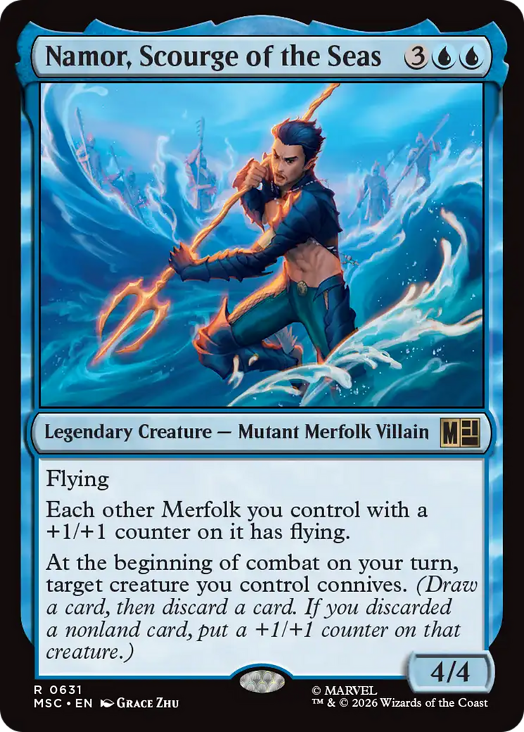 Namor, Scourge of the Seas [Marvel Super Heroes Commander] | Card Merchant Takapuna