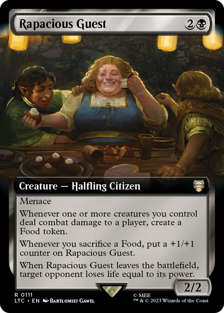 Rapacious Guest (Extended Art) [The Lord of the Rings: Tales of Middle-Earth Commander] | Card Merchant Takapuna
